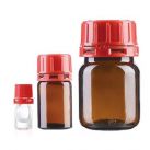 Wide mouth glass reagent bottle for solids, powder